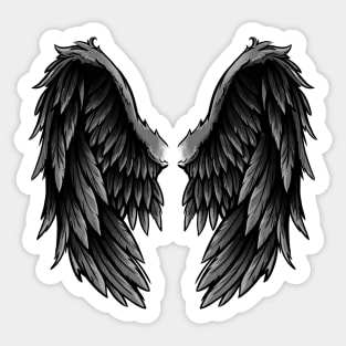 Evil wings Sticker